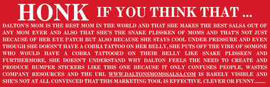 Honk Bumper Sticker